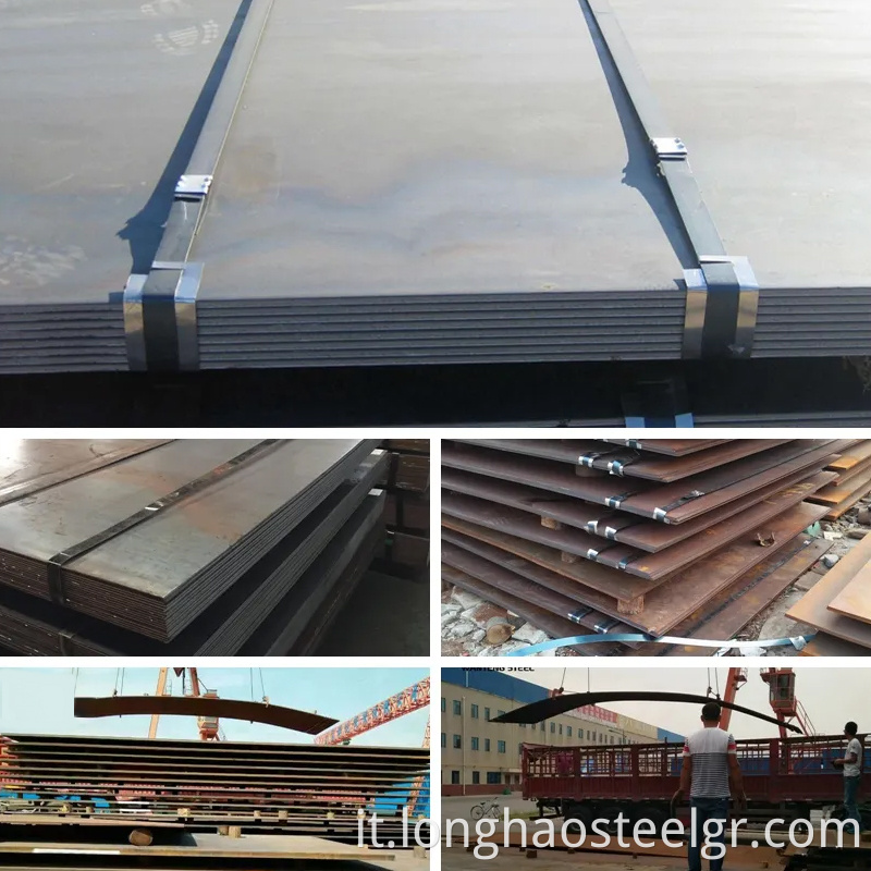 Weather resistant steel plate